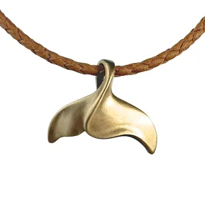 Whale Tail Necklace for Men and Women Bronze- Whale Tail Pendant, Whale Tail Jewelry, Whale Fluke Necklace, Whale Tail Pendant