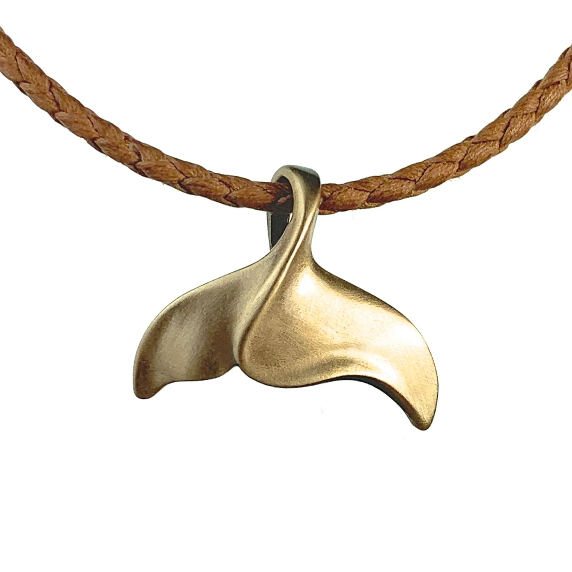 Whale Tail Necklace for Men and Women Bronze- Whale Tail Pendant, Whale Tail Jewelry, Whale Fluke Necklace, Whale Tail Pendant